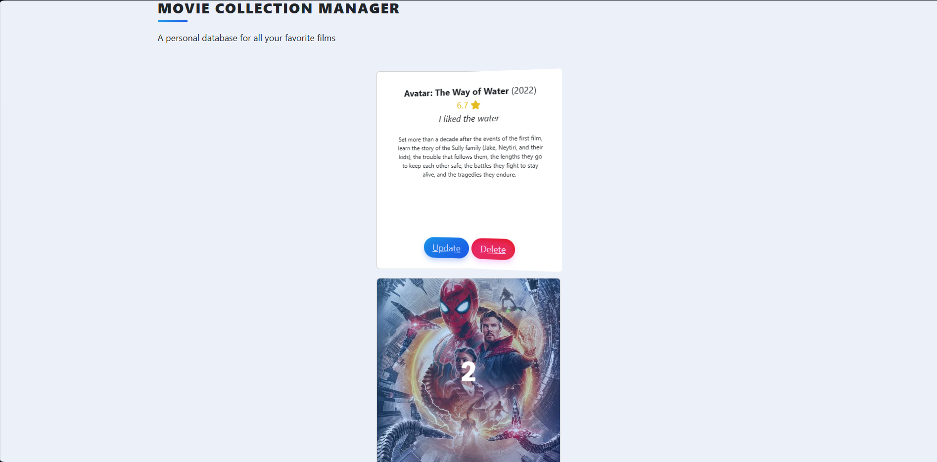 Movie Collection Manager